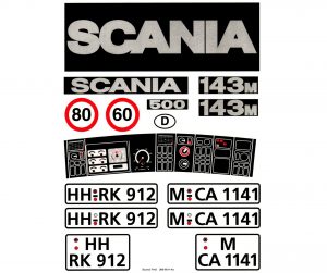 Aufkleberset Scania