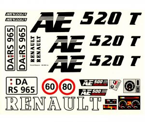 Aufkleberset Renault Magnum