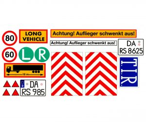 Aufkleberset Anhänger