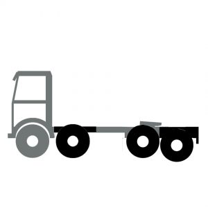 Erweiterungs-Set 4-Achs-Fahrgestell 4x2 Pendelachse