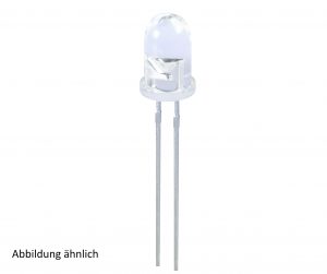 LED 3 mm kaltweiß