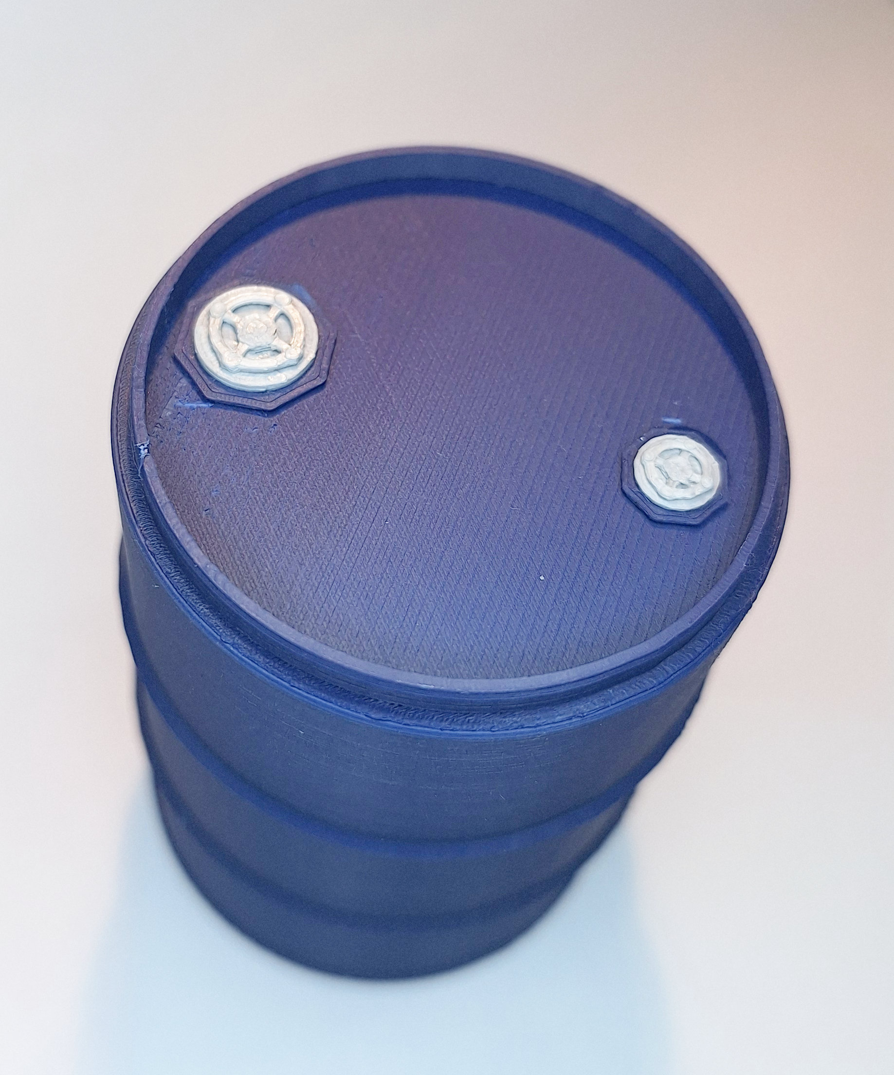 Ölfass 60 Ltr Blau